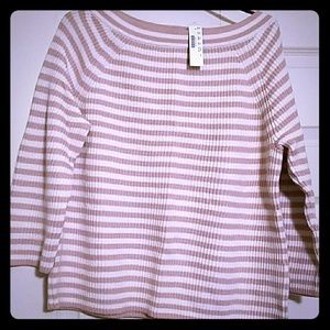 Super cute boatneck sweater!